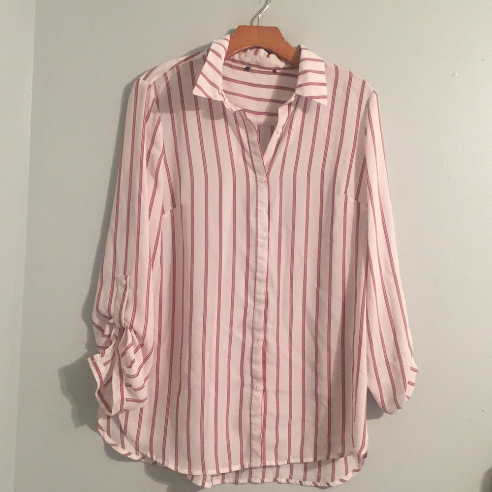 Blouse buttoned down